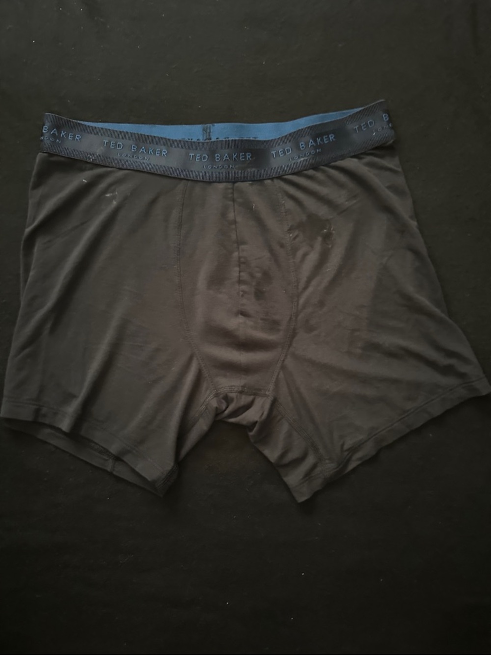 Ted Baker Black Men's Boxer Briefs with Branded Waistband